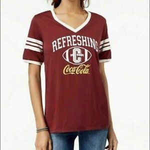 Refreshing Coca-Cola Short Sleeves Tee Size Medium
